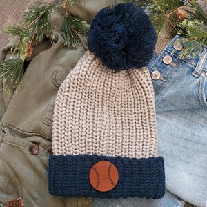 Baseball Leather Hat Patch