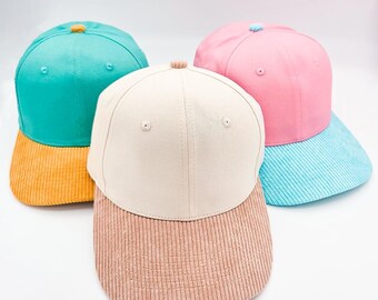 Structured Corduroy Bill Hat