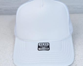 White Foam Trucker Hat