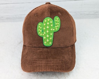 Chenille Cactus Embroidered Patch, Western Cactus Iron On Patch, Desert Cowboy Applique, Green Embroidery Patch for Hats, Jackets & Bags