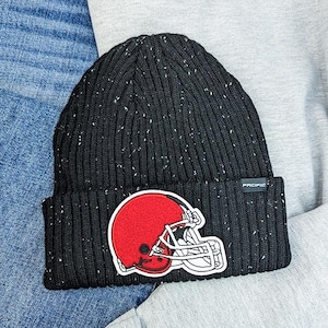 Red Football Helmet Chenille Hat Patch, Football Iron On Patch for Hats, Sports Embroidered Patch, Hat Bar Patch, Football Fan Gift