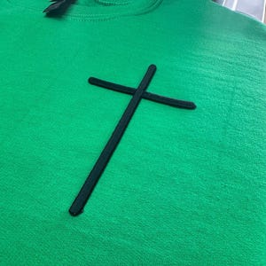 Cross Oversized Pocket Embroidered Patch