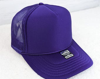 Purple Foam Trucker Hat