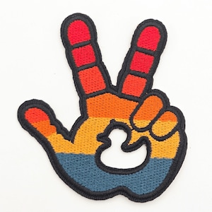 Jeep Wave Patch Embroidered Hat Patch, Retro Sunset Off Road Iron On Patch for Trucker Hats, Jeep Lover Gift, Overlander Patch 3x3
