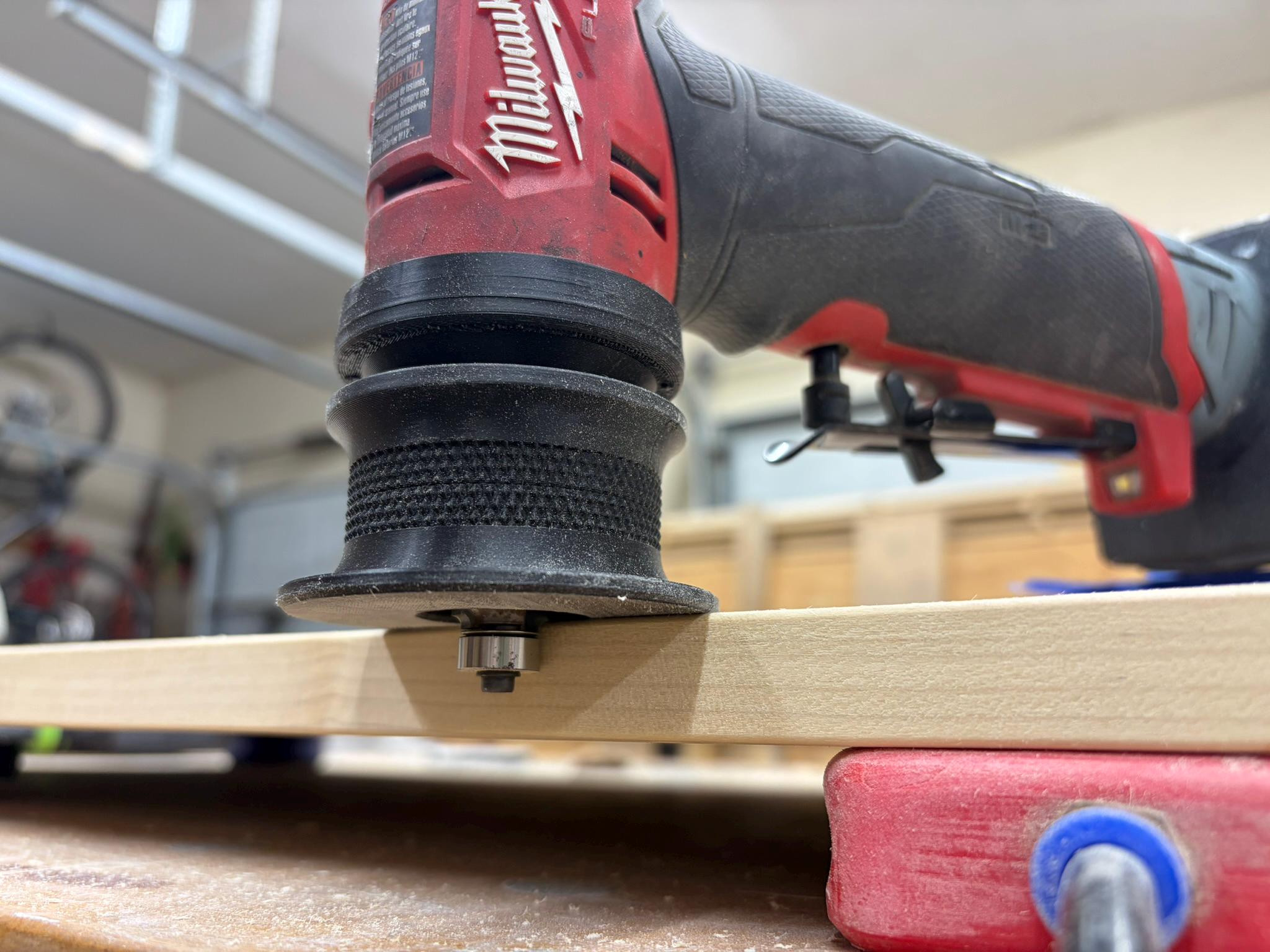 Milwaukee M12 Die Grinder Router Base: Compact Edge Routing Attachment ...