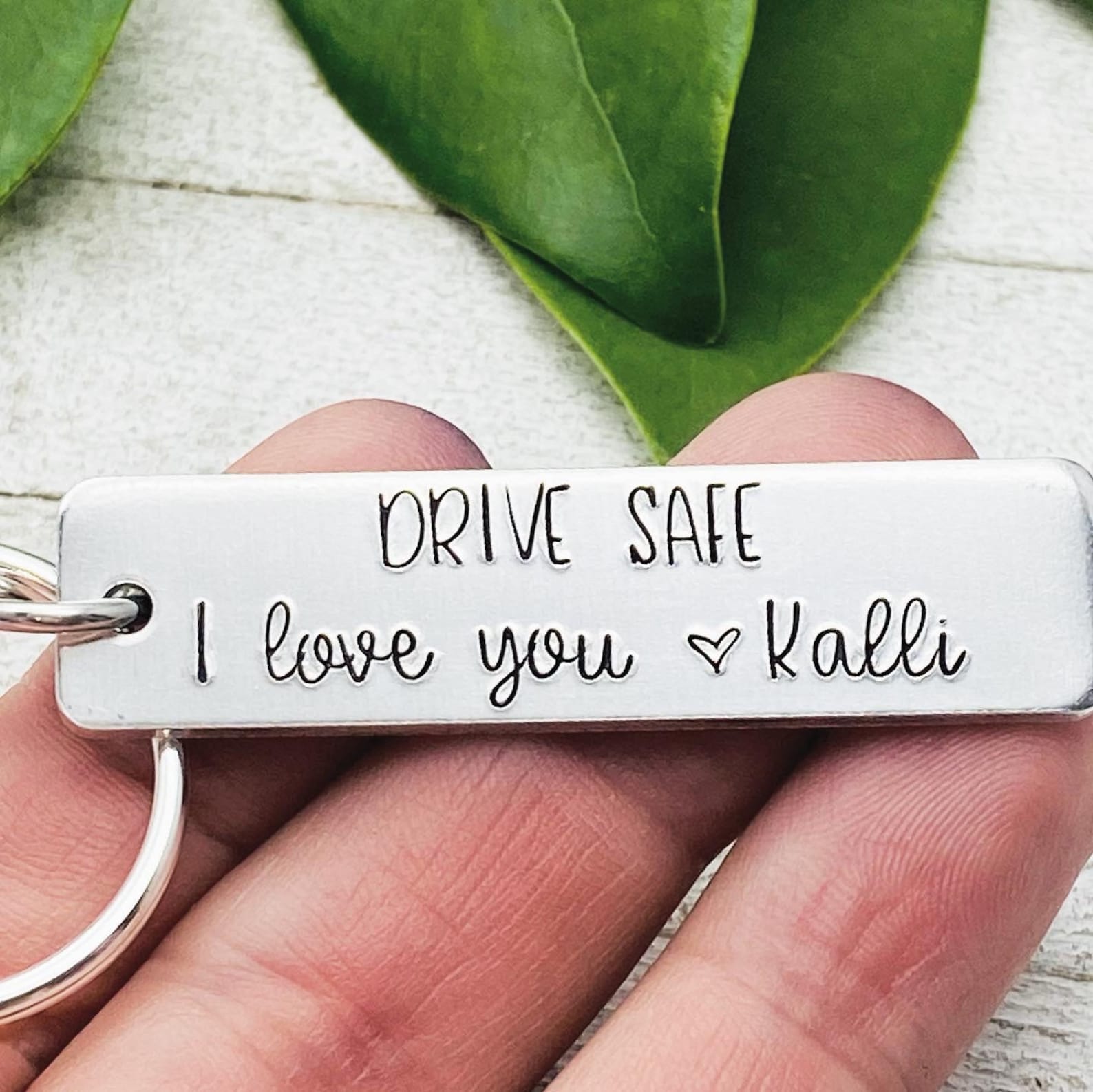 Keychain drive Safe I Love You With Personalized Etsy