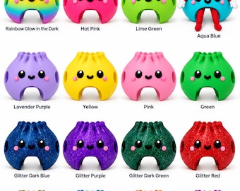 Disfraz de elfo con forma de albóndiga, personalizable, estilo Kawaii navideño / Eight9 Designs