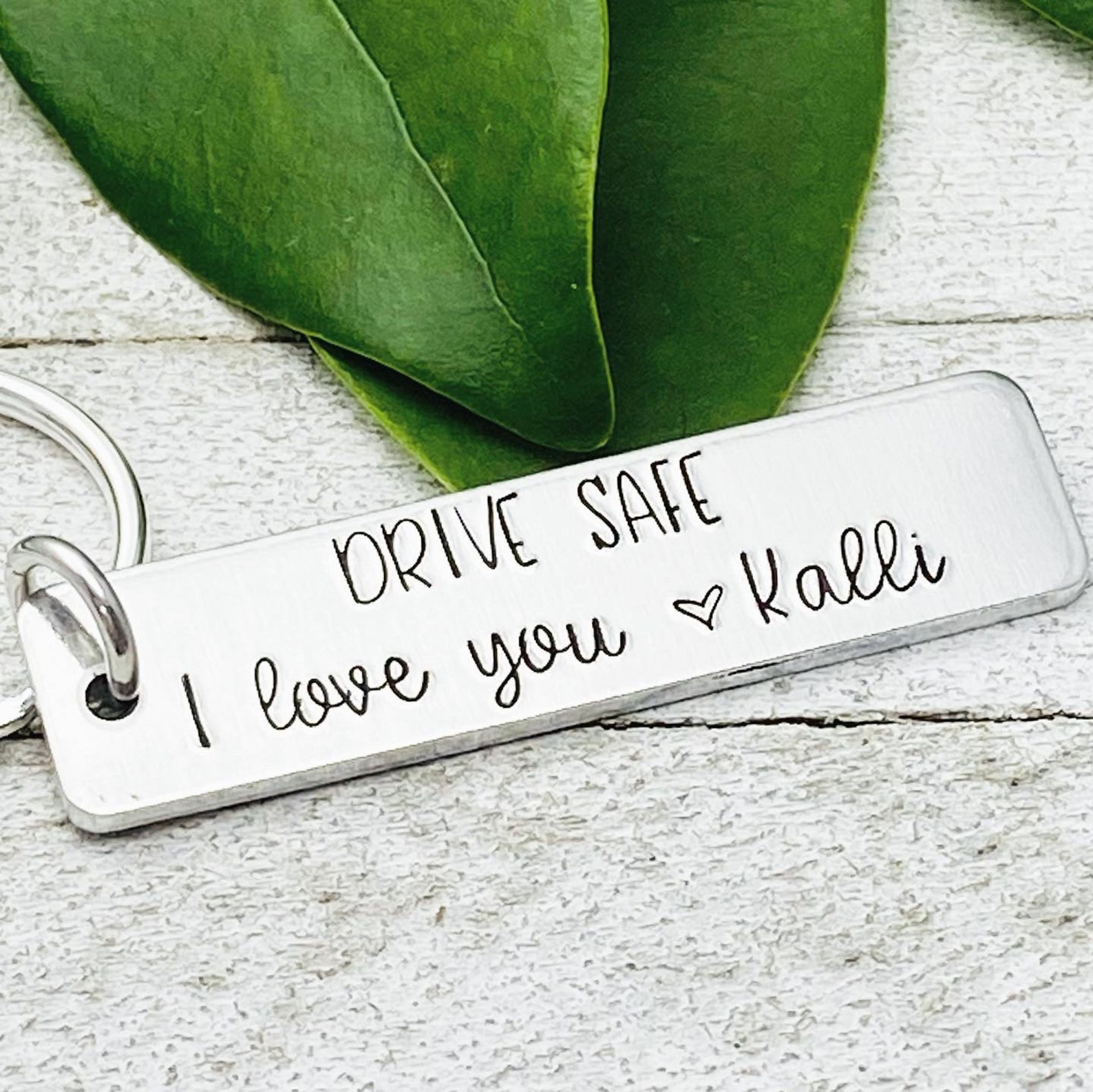 Keychain drive Safe I Love You With Personalized Etsy