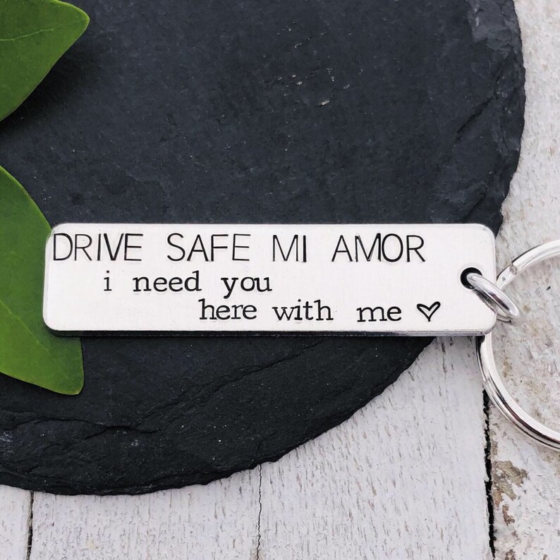 Keychain Drive Safe Handsome I Need You Here with Etsy