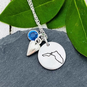 ALL 50 STATES verfügbar - Hand gestempelt US Maps - von Eight9 Designs