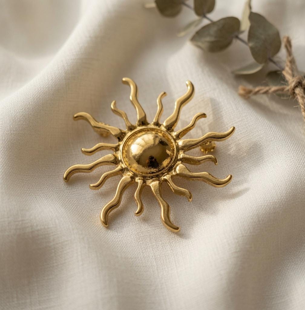 Sunshine Pin - Etsy