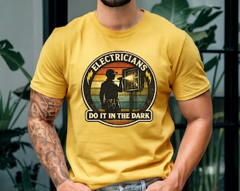 Electrician Humor T-Shirt – Tradesman Gift, Funny Adult Tee