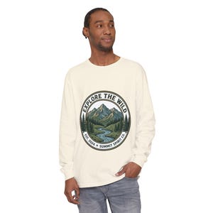 Unisex Garment-dyed Long Sleeve T-Shirt