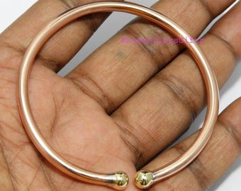 Elegante brazalete terapéutico de cobre puro para aliviar el dolor y la curación, unisex, ajustable y elegante.