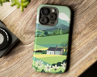 Nature Inspired Smartphone Case, English Countryside Design, Tough/Slim, Optional MagSafe Upgrade