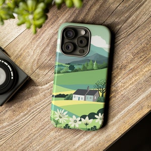 Nature Inspired Smartphone Case, English Countryside Design, Tough/Slim, Optional MagSafe Upgrade image 1