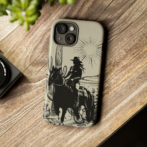 Western Cowgirl Cell Phone Case for iPhone, Google Pixel & Samsung Galaxy, Great Gift image 6