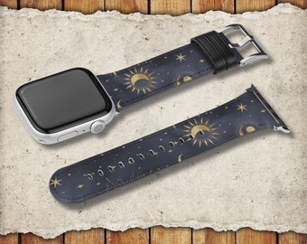 Celestial Starry Night Apple Watch Band, 38mm-41mm, 42mm-45mm.