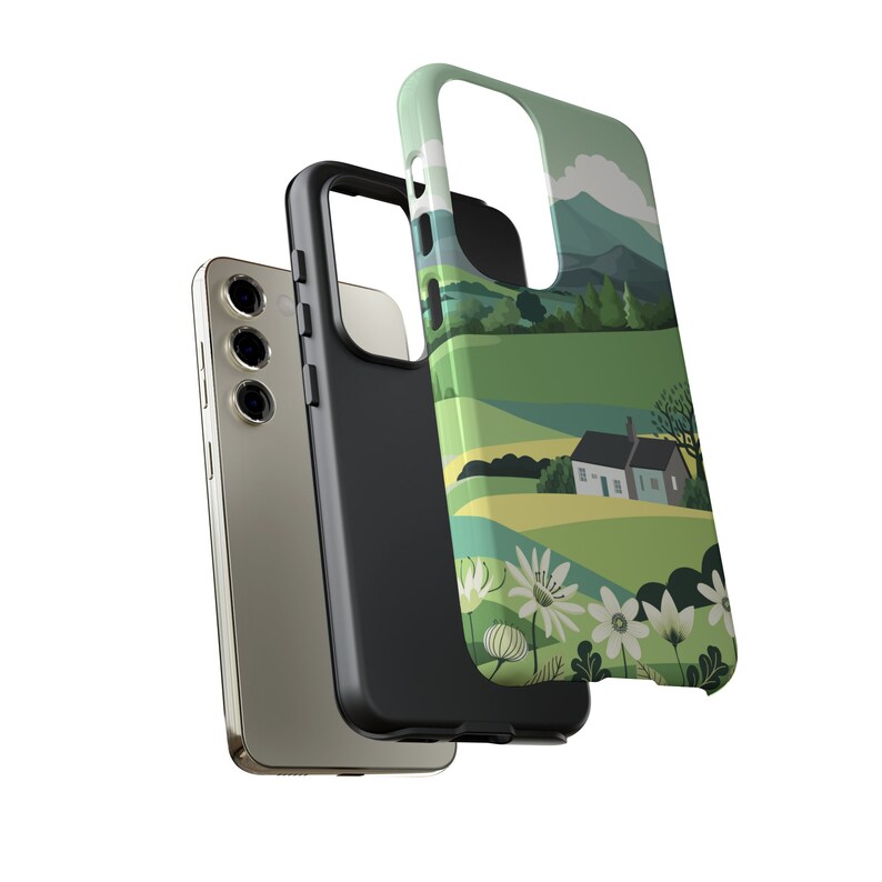 Nature Inspired Smartphone Case, English Countryside Design, Tough/Slim, Optional MagSafe Upgrade image 3