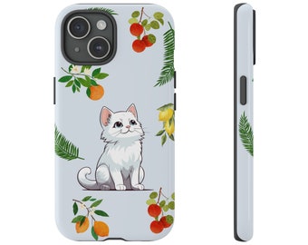 Kitten and Cat Phone Case - Add Feline Charm to Your Device! Compatible with iPhone and Samsung Galaxy, Glossy or Matte Finish