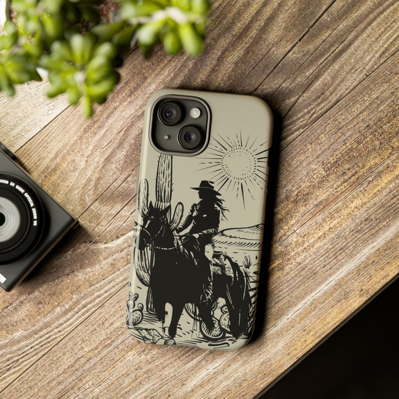 Western Cowgirl Cell Phone Case for iPhone, Google Pixel & Samsung Galaxy, Great Gift image 6