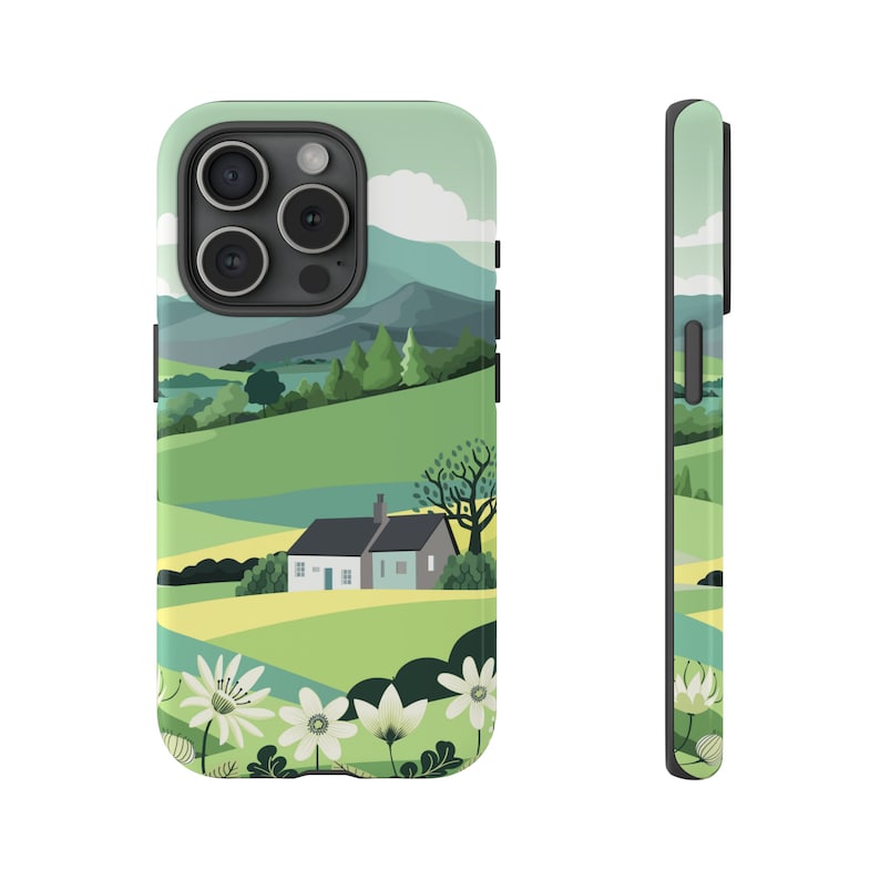Nature Inspired Smartphone Case, English Countryside Design, Tough/Slim, Optional MagSafe Upgrade image 4