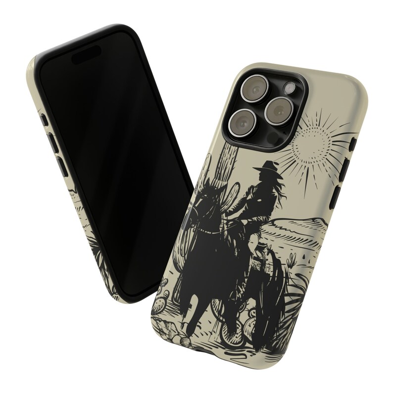 Western Cowgirl Cell Phone Case for iPhone, Google Pixel & Samsung Galaxy, Great Gift image 5