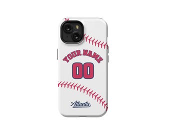 Custom Baseball Phone Case: Personalized Name & Number
