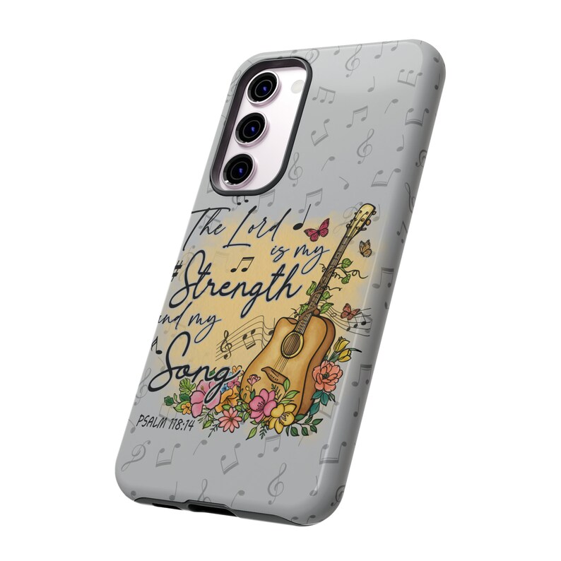 CHRISTIAN Inspirational Phone Case The Lord is My Strength iPhone and Samsung Gift for Women of Faith or Mothers Day Present image 7