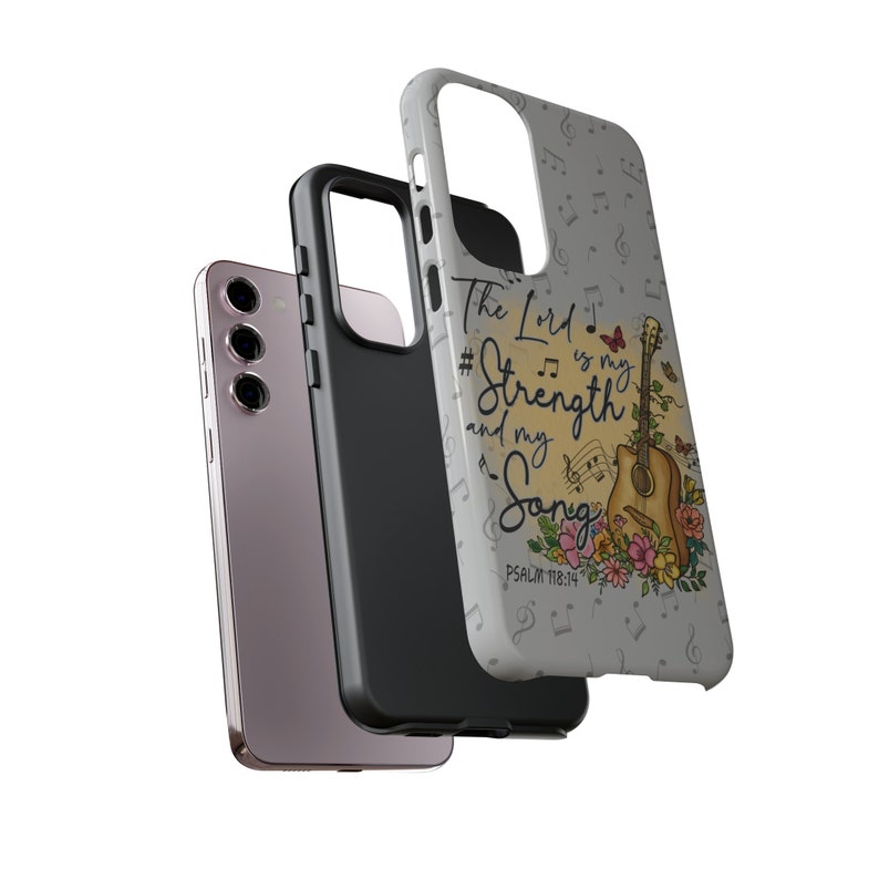 CHRISTIAN Inspirational Phone Case The Lord is My Strength iPhone and Samsung Gift for Women of Faith or Mothers Day Present image 6