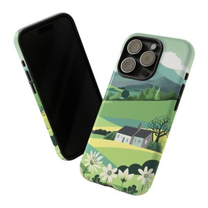 Nature Inspired Smartphone Case, English Countryside Design, Tough/Slim, Optional MagSafe Upgrade image 6