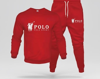 Dresy/Bluzy i spodnie dresowe Polo z polaru w kolorze czerwonym/Ralph Lauren