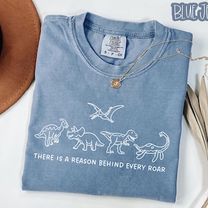 BCBA Shirt, Comfort Colors Dinosaur Behavior Analyst T-Shirt, Neurodiversity Behavior Therapy Tee, Austism Behavorial Therapist, BCBA Gift
