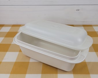 Vintage Tupperware Ultra 21 Ovenware Set of 2 2 Qt Loaf Pan