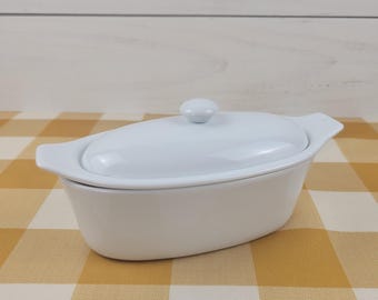 Cook Street 3 Piece Porcelain Butter Boat, Vintage White Kitchenware