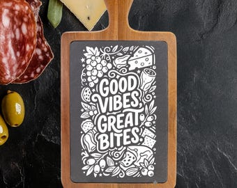 Custom Wood Charcuterie Board, Personalized Serving Tray, Housewarming Gift, Cheese Platter