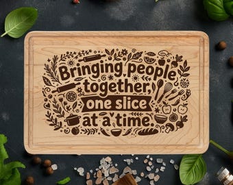 Handcrafted Personalized Cutting Board, Custom Wood Gift, Engraved Board, Rustic Kitchen Decor