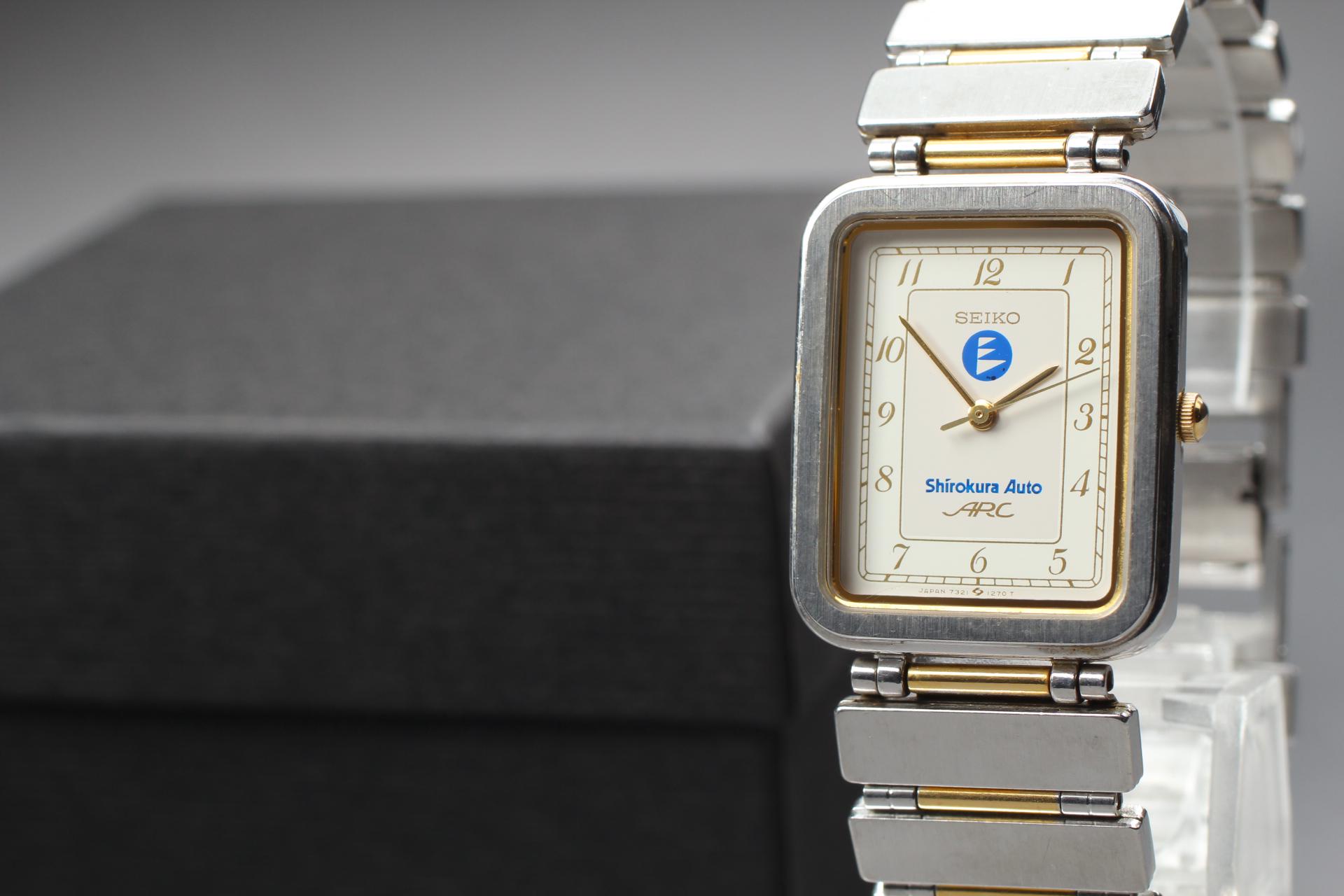細身　セイコー ARC メンズ　'85年2月製造 Vintage Seiko Arc Mens Tank Watch, 1985, Minimalist Quartz, Ref