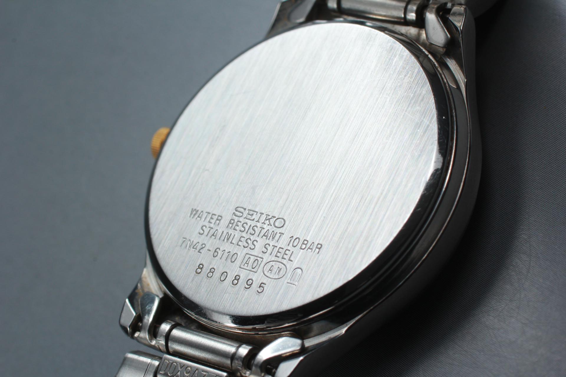 Vintage Seiko Spirit Mens Dress Watch, 1998, Minimalist Quartz 