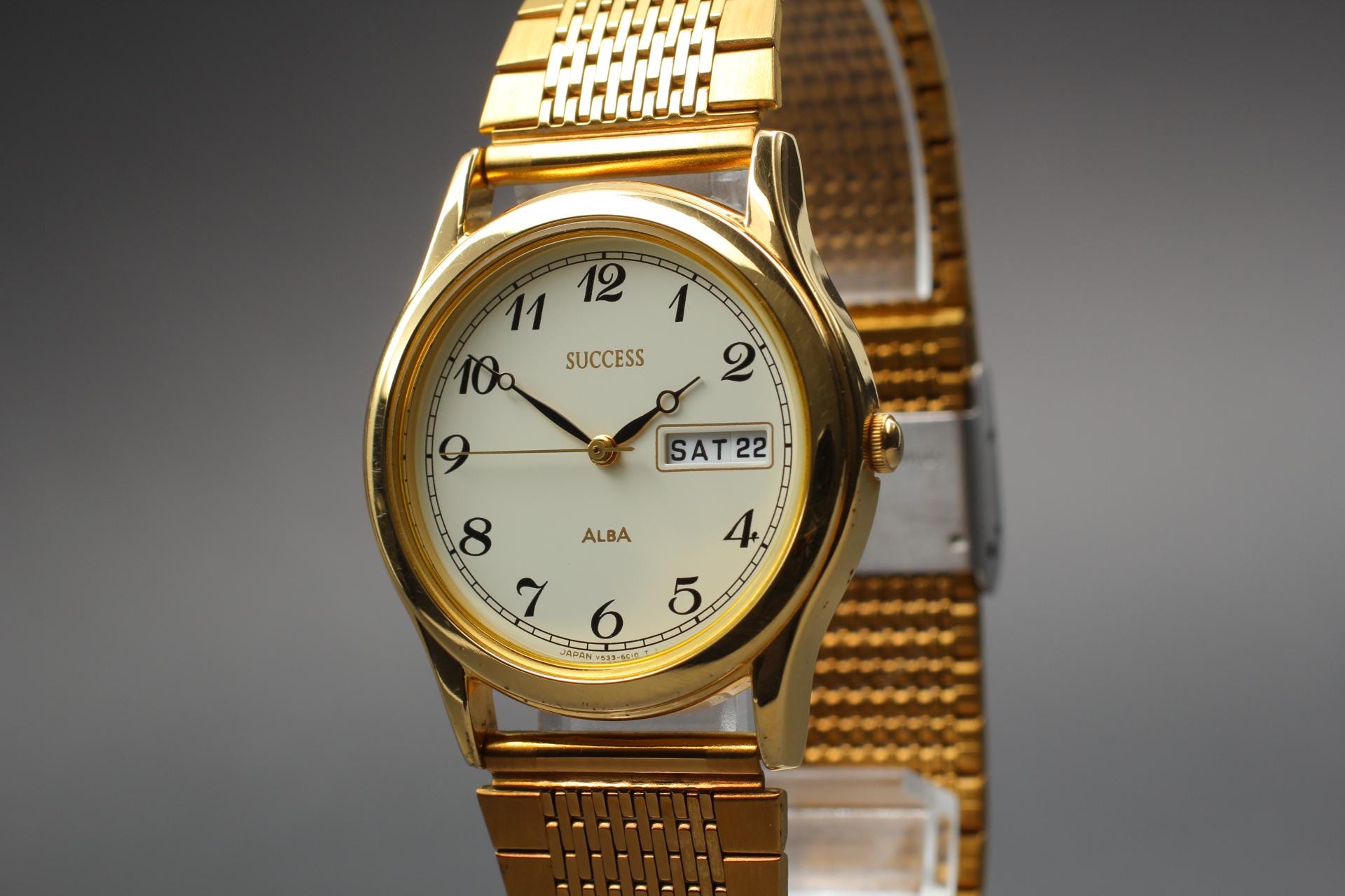 Vintage Seiko Alba Success Mens Dress Watch, 1993, Minimalist