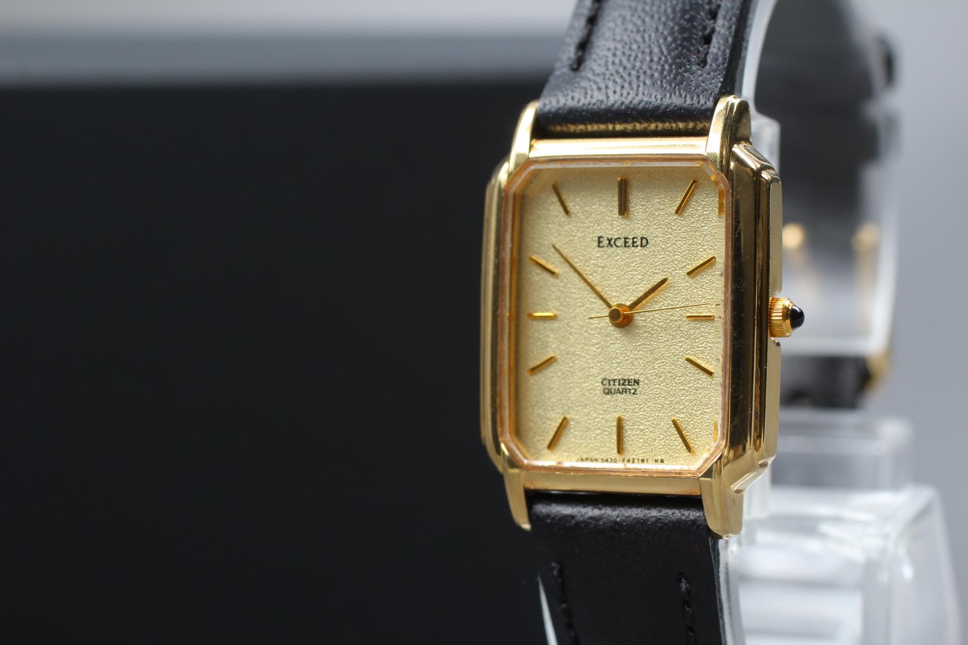 Vintage Citizen Exceed Womens Tank Watch, 1991, Minimalist Quartz