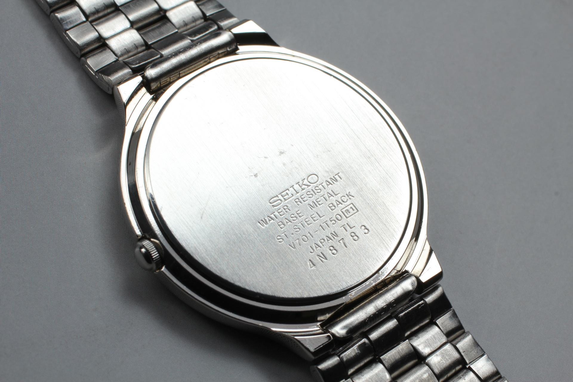 Vintage Seiko Galaxy Mens Watch, 1994, Minimalist Quartz, Ref 