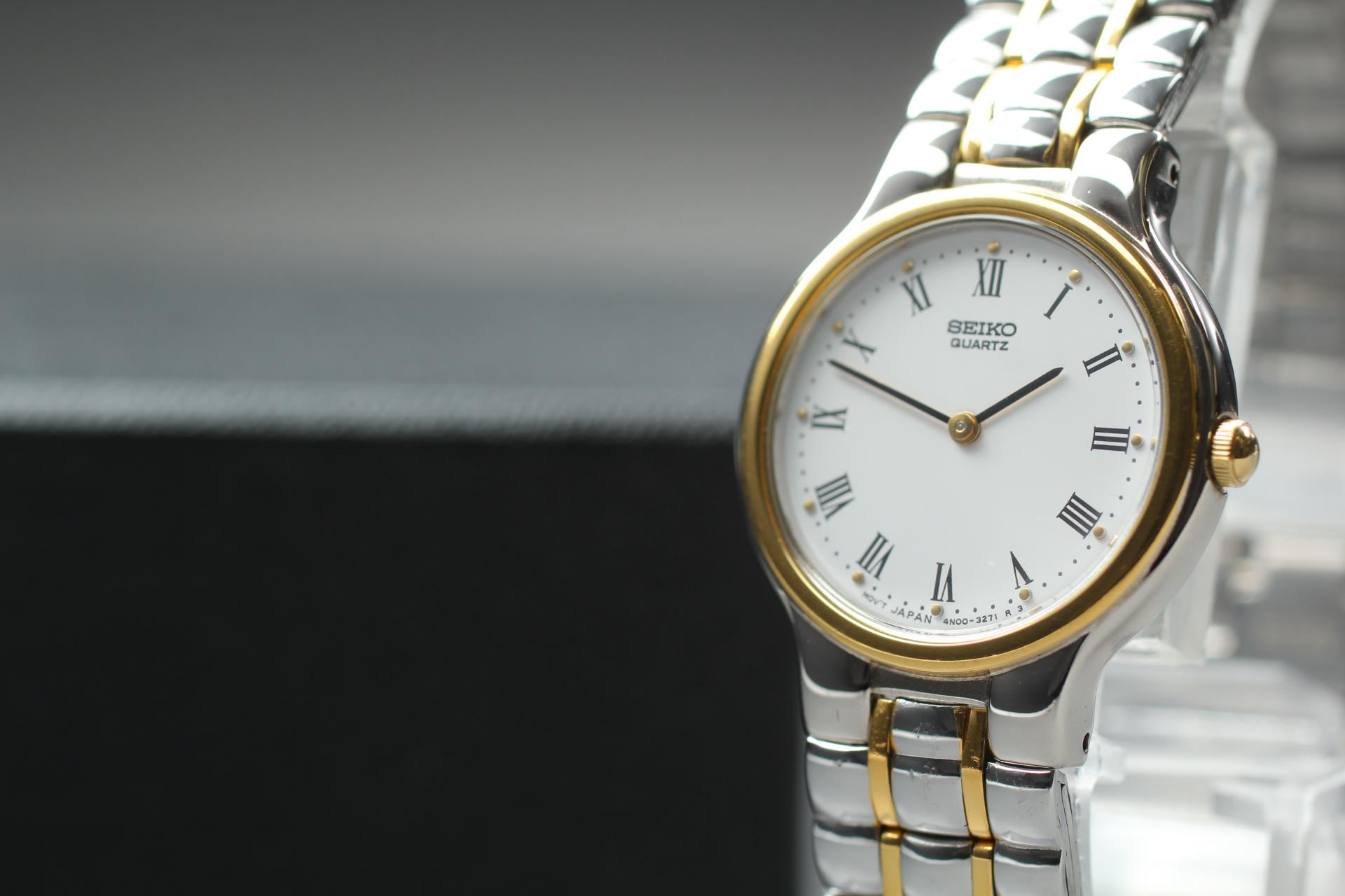【幻の1990年製】SEIKO 4N00-6070 R0 ゴールド文字盤 完品 Seiko 4n00 - Etsy