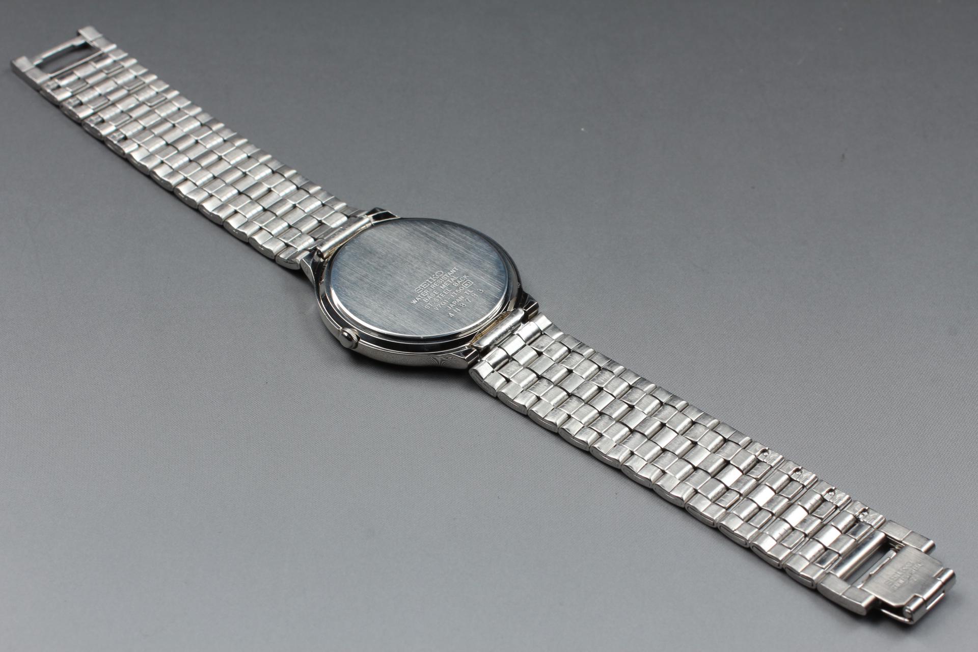 Vintage Seiko Galaxy Mens Watch, 1994, Minimalist Quartz, Ref 
