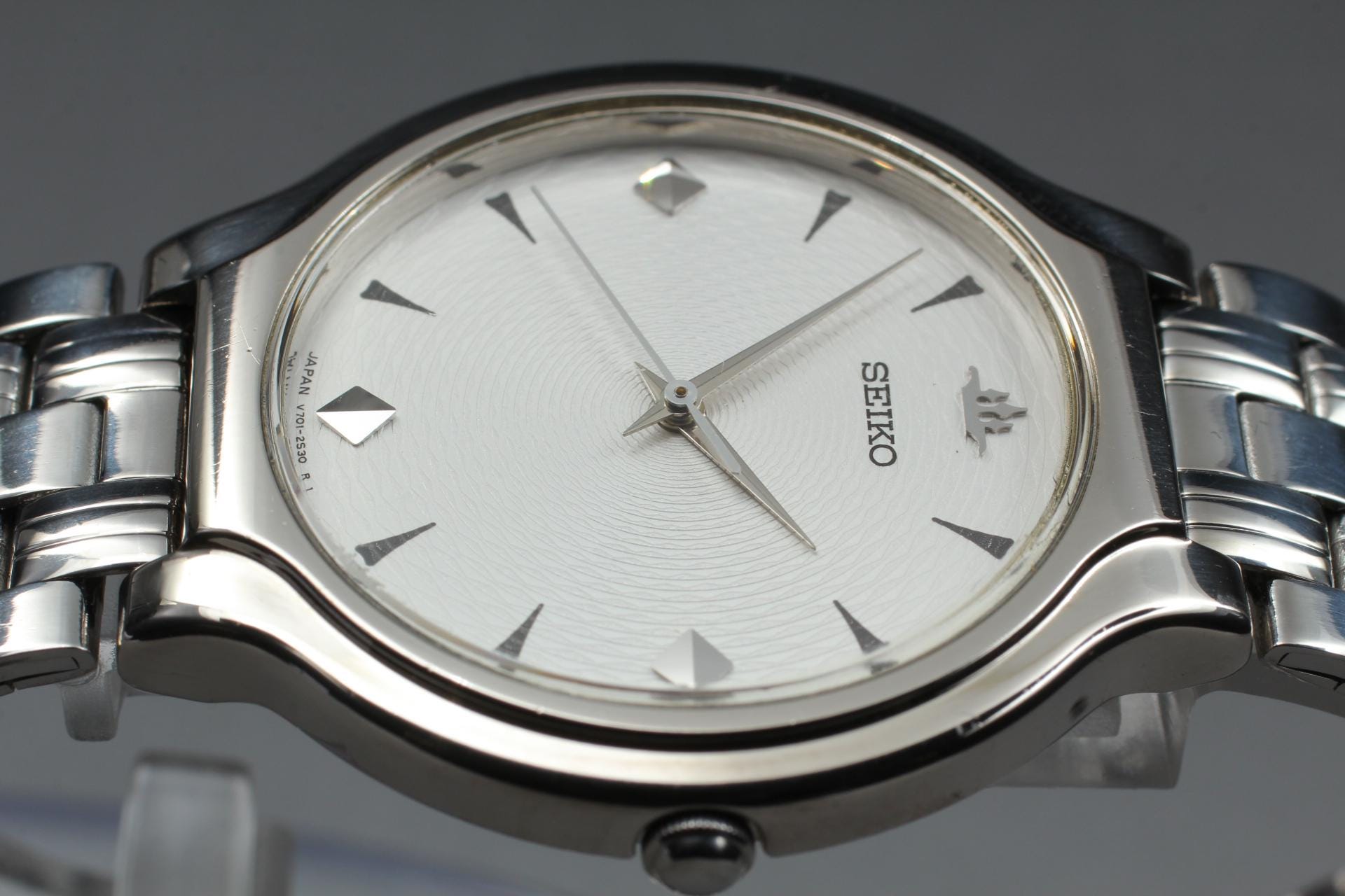 Vintage Seiko Galaxy Mens Watch, 1994, Minimalist Quartz, Ref 