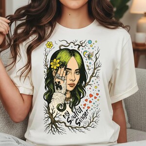 Indie-sångerska SVG PNG | Soulful musikälskare-skjortdesign | USA-sångerkonst