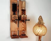 Personalized Whiskey Gift Set Liquor Dispenser, Wall Mounted Whiskey Dispenser, Custom Whiskey Storage with Glasses, Home Bar Decor Ideas