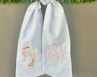 It’s a Girl Wreath Sash | Baby Girl Announcement | Girl Decor | Baby Boy Wreath| Blue Available | It’s a Boy