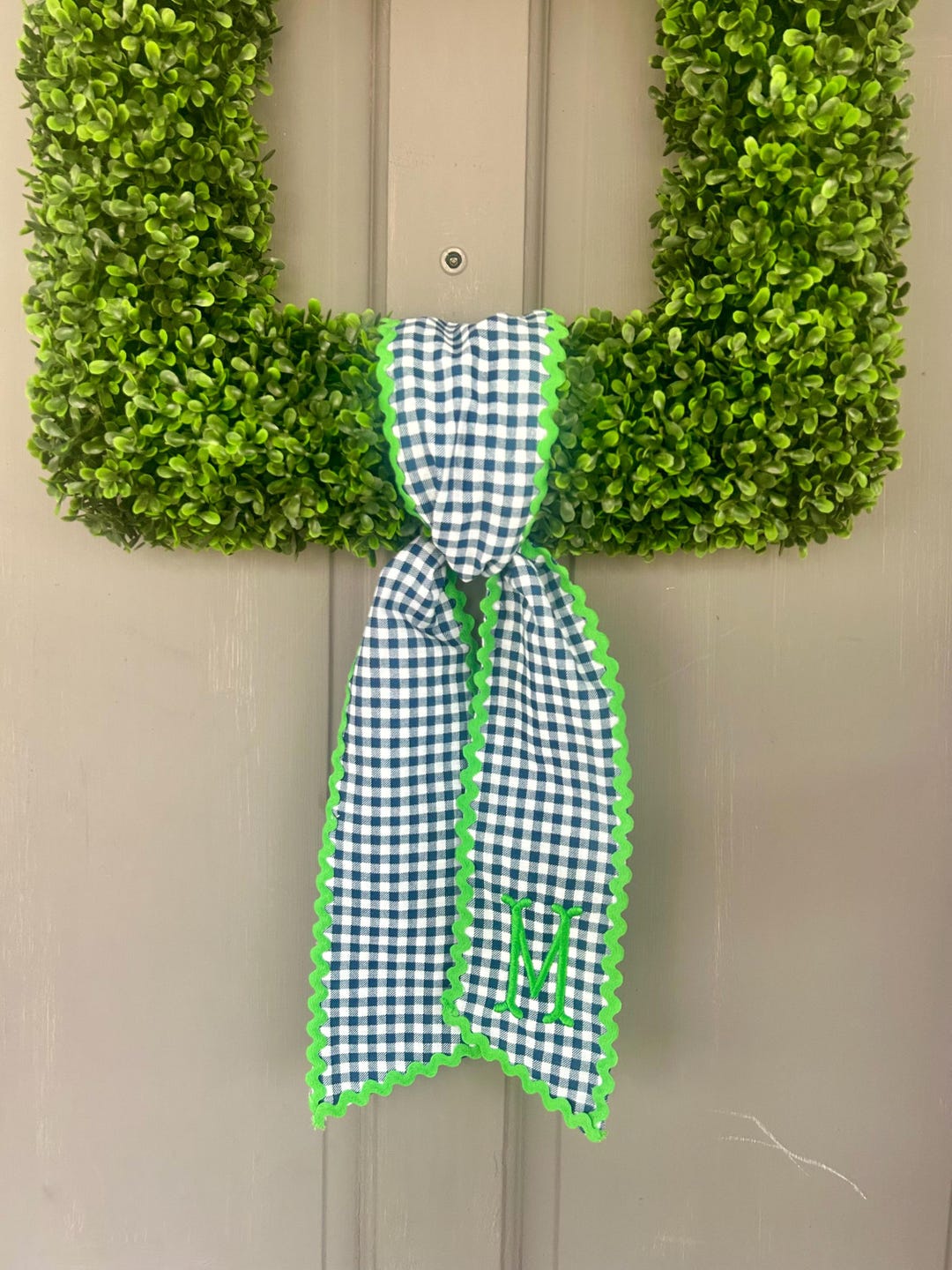 Spring Sashes Spring Wreath Sash | Custom Monogrammed Sash | Front Door Decor ...