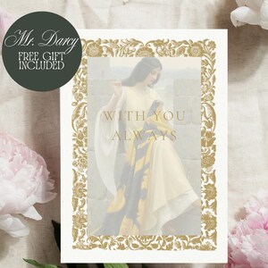 Printable Blank Love Card – Anniversary, Engagement, Just Because– – Vintage Art – Instant Download